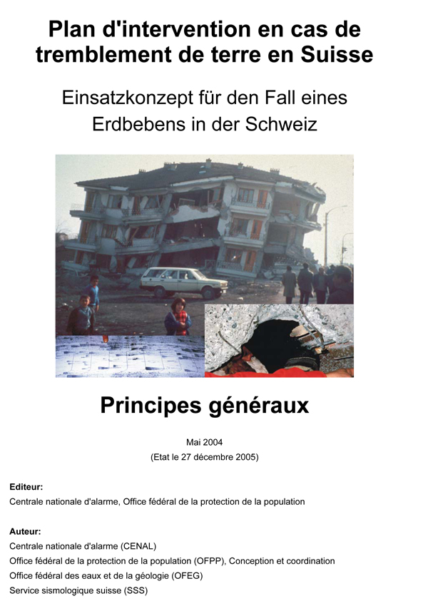 Plan d'intervention en cas de tremblement de terre en Suisse